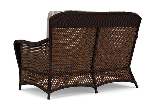 Lloyd Flanders - Grand Traverse Loveseat In Caramel Finish With Purveyor Pewter Fabric - 71350036146 view 2