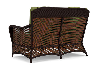 Lloyd Flanders - Grand Traverse Loveseat In Caramel Finish With Reflections Grass Fabric - 713500362051 view 2