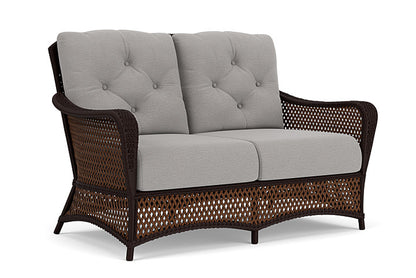 Lloyd Flanders - Grand Traverse Loveseat In Caramel Finish With Remy Shadow Fabric - 713500362004 view 1