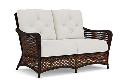 Lloyd Flanders - Grand Traverse Loveseat In Caramel Finish With Rollo Linen Fabric - 713500362020 view 1