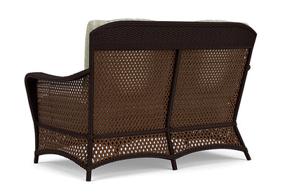 Lloyd Flanders - Grand Traverse Loveseat In Caramel Finish With Romulo Laurel Fabric - 713500362049 view 2