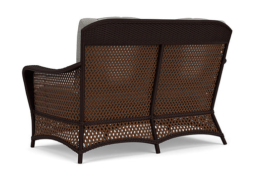 Lloyd Flanders - Grand Traverse Loveseat In Caramel Finish With Rumba Nickel Fabric - 713500362011 view 2