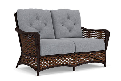 Lloyd Flanders - Grand Traverse Loveseat In Caramel Finish With Rumba Stonewashed Fabric - 713500362006 view 1