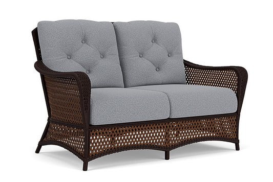 Lloyd Flanders - Grand Traverse Loveseat In Caramel Finish With Rumba Stonewashed Fabric - 713500362006 view 1