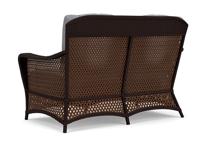 Lloyd Flanders - Grand Traverse Loveseat In Caramel Finish With Rumba Stonewashed Fabric - 713500362006 view 2