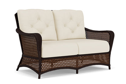 Lloyd Flanders - Grand Traverse Loveseat In Caramel Finish With Sailcloth Sailor Fabric - 71350036434 view 1
