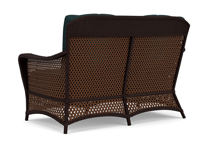 Lloyd Flanders - Grand Traverse Loveseat In Caramel Finish With Sandberg Lagoon Fabric - 713500362039 view 2