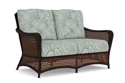 Lloyd Flanders - Grand Traverse Loveseat In Caramel Finish With Sensibility Spring Fabric - 713500362081 view 1