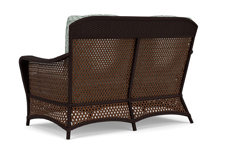 Lloyd Flanders - Grand Traverse Loveseat In Caramel Finish With Sensibility Spring Fabric - 713500362081 view 2
