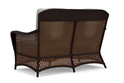 Lloyd Flanders - Grand Traverse Loveseat In Caramel Finish With Serene Spa Fabric - 713500362031 view 2