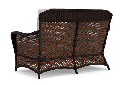 Lloyd Flanders - Grand Traverse Loveseat In Caramel Finish With Stratosphere Cloud Fabric - 713500361966 view 2
