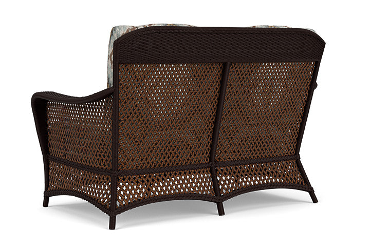 Lloyd Flanders - Grand Traverse Loveseat In Caramel Finish With Yoko Mist Fabric - 71350036727 view 2