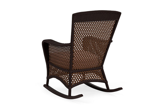 Lloyd Flanders - Grand Traverse Porch Rocker In Caramel Finish With Azulu Clay Fabric - 713360362033 view 2