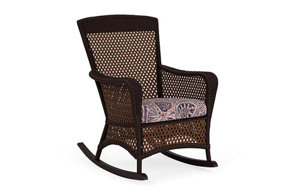 Lloyd Flanders - Grand Traverse Porch Rocker In Caramel Finish With Sensiblity Splendor Fabric - 713360362082 view 1