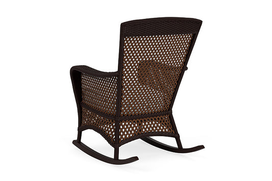 Lloyd Flanders - Grand Traverse Porch Rocker In Caramel Finish With Tamer Fog Fabric - 713360362037 view 2