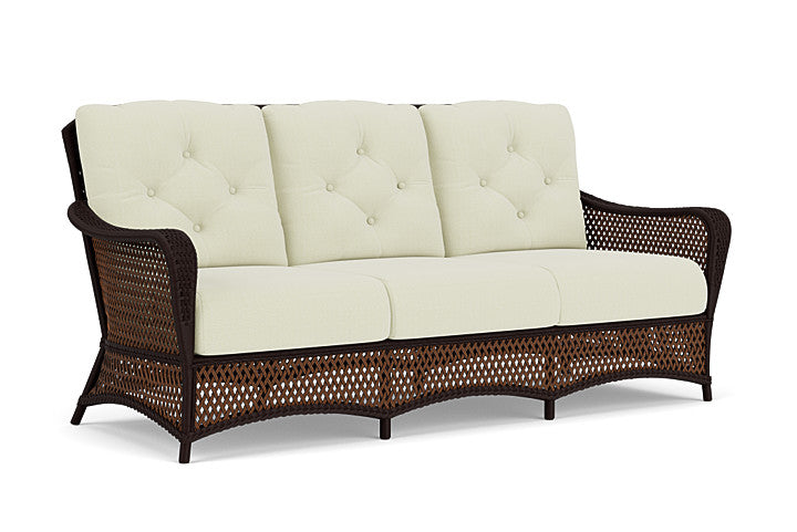 Lloyd Flanders - Grand Traverse Sofa In Caramel Finish With Bamboo Bay Meadow Fabric - 713550362060 view 1