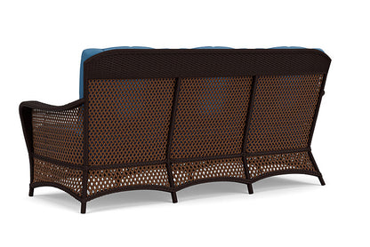 Lloyd Flanders - Grand Traverse Sofa In Caramel Finish With Bamboo Bay Sky Fabric - 713550362007 view 2