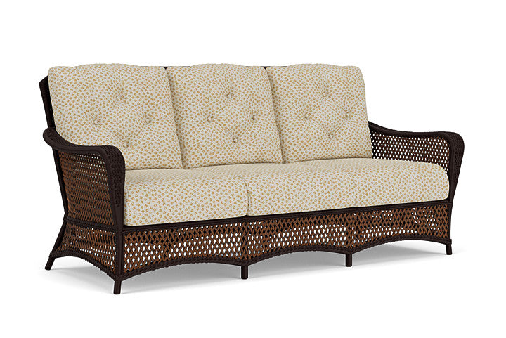 Lloyd Flanders - Grand Traverse Sofa In Caramel Finish With Bebot Sisal Fabric - 713550362048 view 1