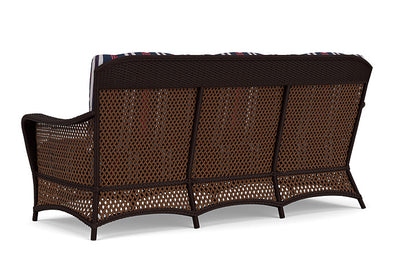 Lloyd Flanders - Grand Traverse Sofa In Caramel Finish With Berkely Hall Navy Fabric - 713550362063 view 2