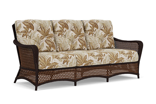 Lloyd Flanders - Grand Traverse Sofa In Caramel Finish With Botanic Willow Fabric - 71355036164 view 1