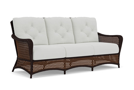 Lloyd Flanders - Grand Traverse Sofa In Caramel Finish With Bright Side Fog Fabric - 713550362012 view 1