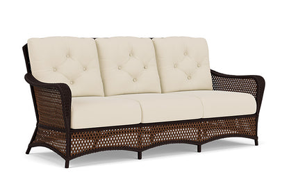 Lloyd Flanders - Grand Traverse Sofa In Caramel Finish With Callen Pearl Fabric - 713550362021 view 1
