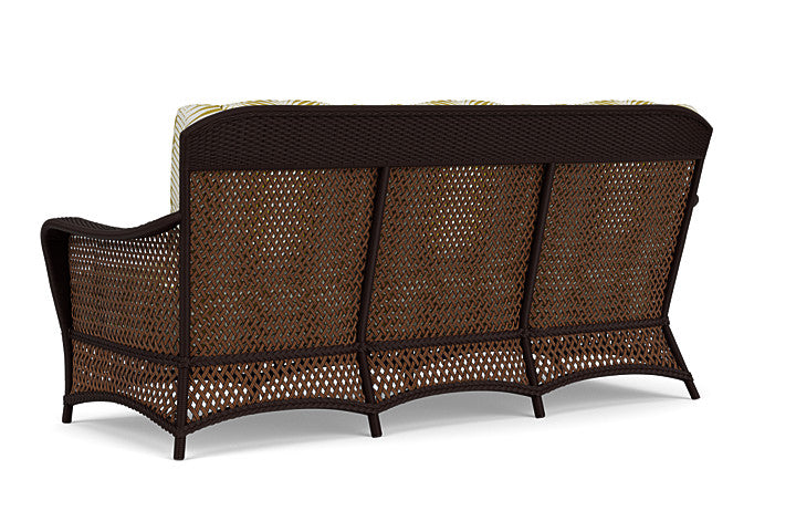 Lloyd Flanders - Grand Traverse Sofa In Caramel Finish With Clock Out Dew Fabric - 713550362083 view 2