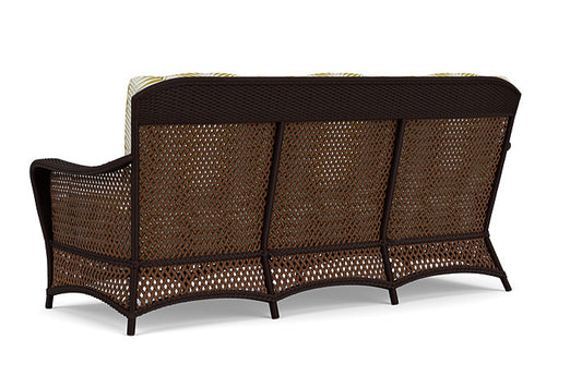 Lloyd Flanders - Grand Traverse Sofa In Caramel Finish With Clock Out Dew Fabric - 713550362083 view 2