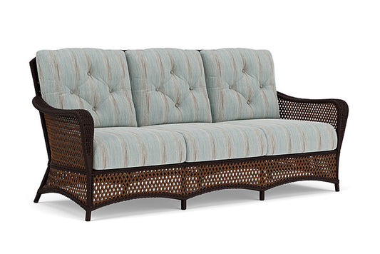 Lloyd Flanders - Grand Traverse Sofa In Caramel Finish With Colorwave Mist Fabric - 713550362072 view 1