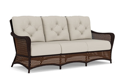 Lloyd Flanders - Grand Traverse Sofa In Caramel Finish With Fife Fog Fabric - 71355036181 view 1