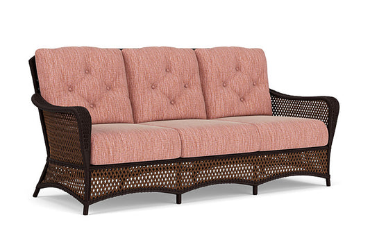 Lloyd Flanders - Grand Traverse Sofa In Caramel Finish With Friendly Carnival Fabric - 713550362043 view 1