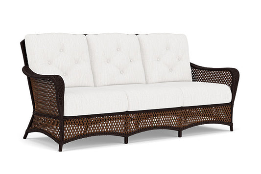 Lloyd Flanders - Grand Traverse Sofa In Caramel Finish With Friendly Natural Fabric - 713550362042 view 1