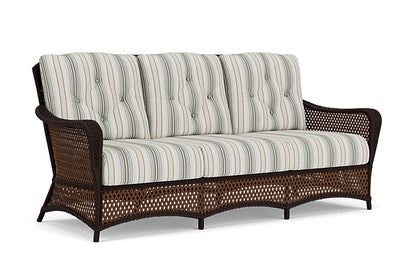 Lloyd Flanders - Grand Traverse Sofa In Caramel Finish With Jansen Eucalyptus Fabric - 713550362061 view 1