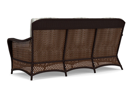 Lloyd Flanders - Grand Traverse Sofa In Caramel Finish With Jansen Eucalyptus Fabric - 713550362061 view 2