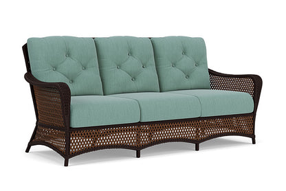 Lloyd Flanders - Grand Traverse Sofa In Caramel Finish With Loveboat Mint Fabric - 713550362010 view 1