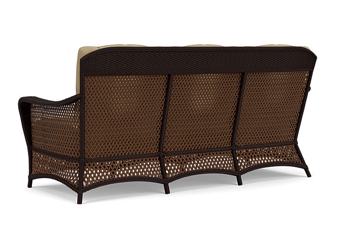 Lloyd Flanders - Grand Traverse Sofa In Caramel Finish With Loveboat Saffron Fabric - 713550362009 view 2