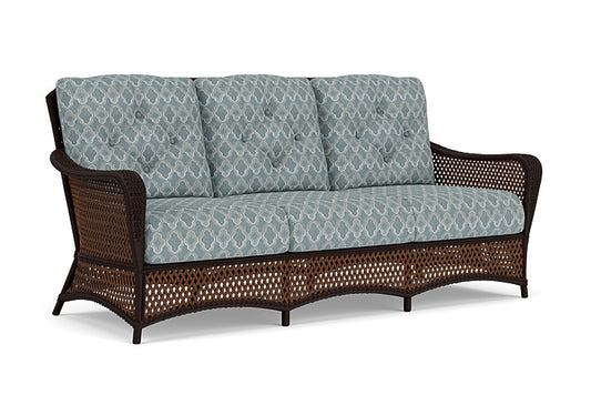 Lloyd Flanders - Grand Traverse Sofa In Caramel Finish With Luna Mist Fabric - 713550362070 view 1