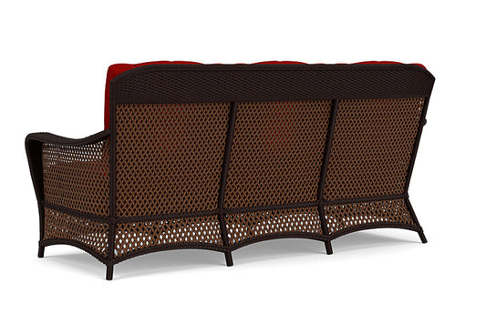 Lloyd Flanders - Grand Traverse Sofa In Caramel Finish With Partyline Lollipop Fabric - 713550362054 view 2