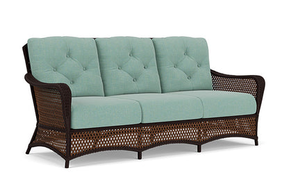 Lloyd Flanders - Grand Traverse Sofa In Caramel Finish With Pavian Pool Fabric - 713550362045 view 1