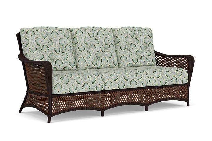 Lloyd Flanders - Grand Traverse Sofa In Caramel Finish With Plume Spring Fabric - 713550362085 view 1