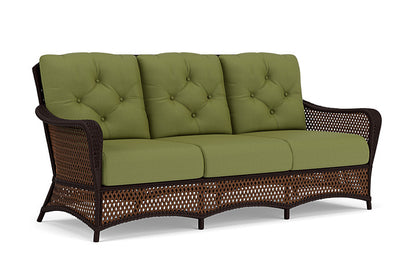Lloyd Flanders - Grand Traverse Sofa In Caramel Finish With Reflections Grass Fabric - 713550362051 view 1