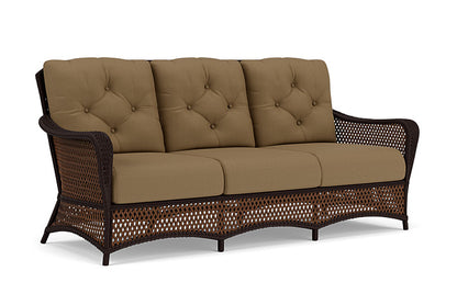 Lloyd Flanders - Grand Traverse Sofa In Caramel Finish With Reflections Straw Fabric - 713550362053 view 1