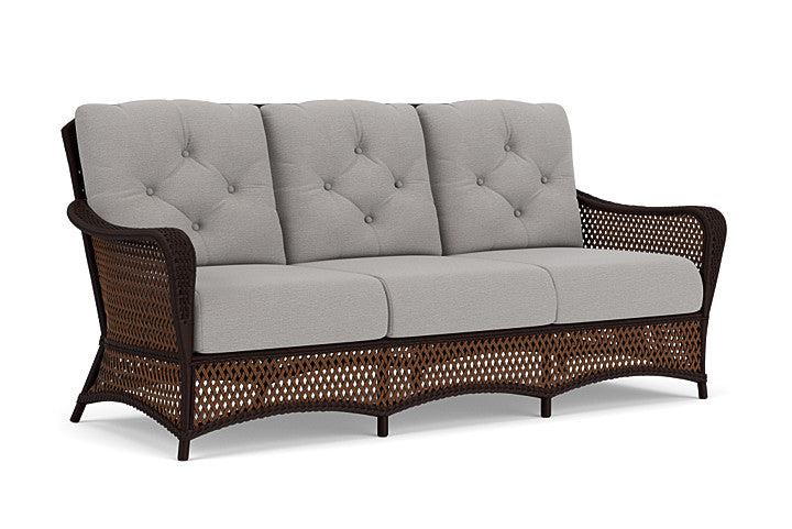 Lloyd Flanders - Grand Traverse Sofa In Caramel Finish With Remy Shadow Fabric - 713550362004 view 1