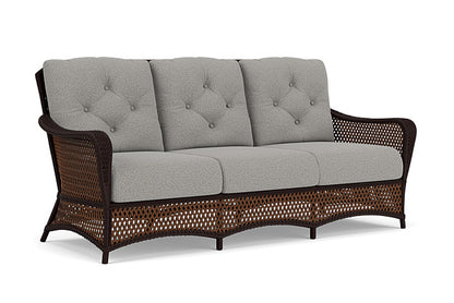 Lloyd Flanders - Grand Traverse Sofa In Caramel Finish With Rumba Nickel Fabric - 713550362011 view 1