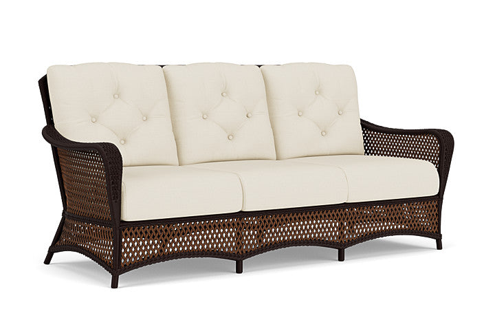 Lloyd Flanders - Grand Traverse Sofa In Caramel Finish With Sailcloth Sailor Fabric - 71355036434 view 1