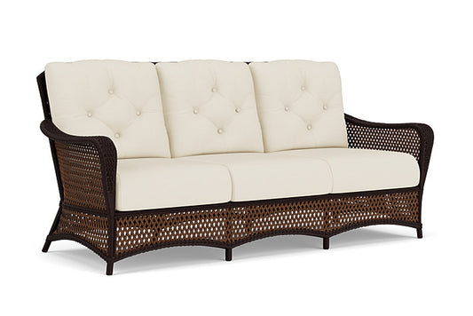Lloyd Flanders - Grand Traverse Sofa In Caramel Finish With Sailcloth Sailor Fabric - 71355036434 view 1