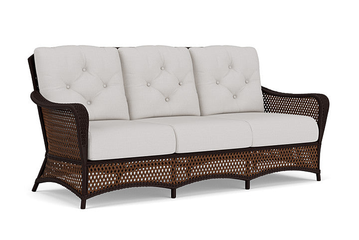 Lloyd Flanders - Grand Traverse Sofa In Caramel Finish With Sailcloth Seagull Fabric - 71355036W61 view 1