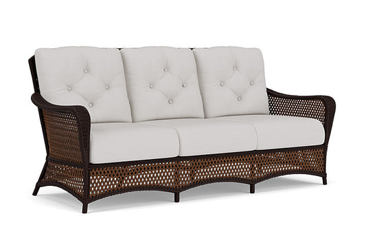 Lloyd Flanders - Grand Traverse Sofa In Caramel Finish With Sailcloth Seagull Fabric - 71355036W61 view 1