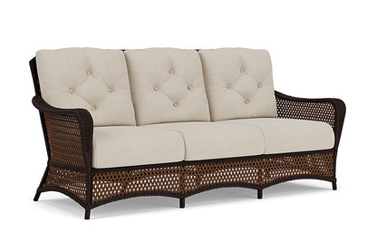 Lloyd Flanders - Grand Traverse Sofa In Caramel Finish With Sandberg Flax Fabric - 713550362027 view 1