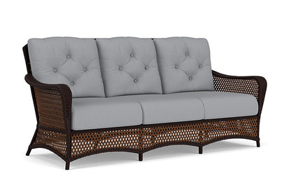 Lloyd Flanders - Grand Traverse Sofa In Caramel Finish With Sandberg Pewter Fabric - 713550362029 view 1
